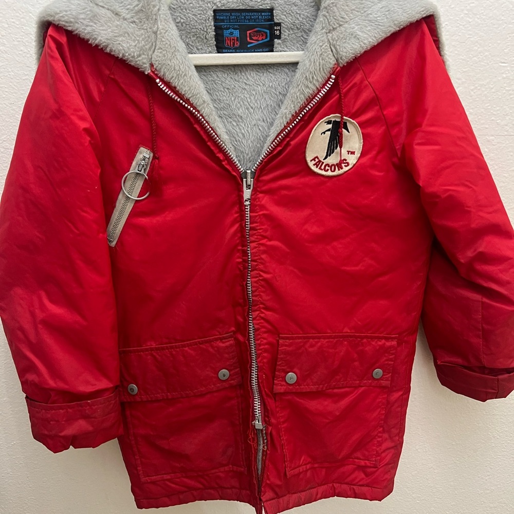 Vintage NFL Atlanta Falcons Fan Jacket
Size:16